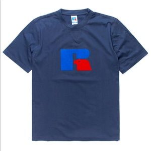 SALE!!!💥RUSSELL ATHLETIC Navy Mens T-Shirts 💥